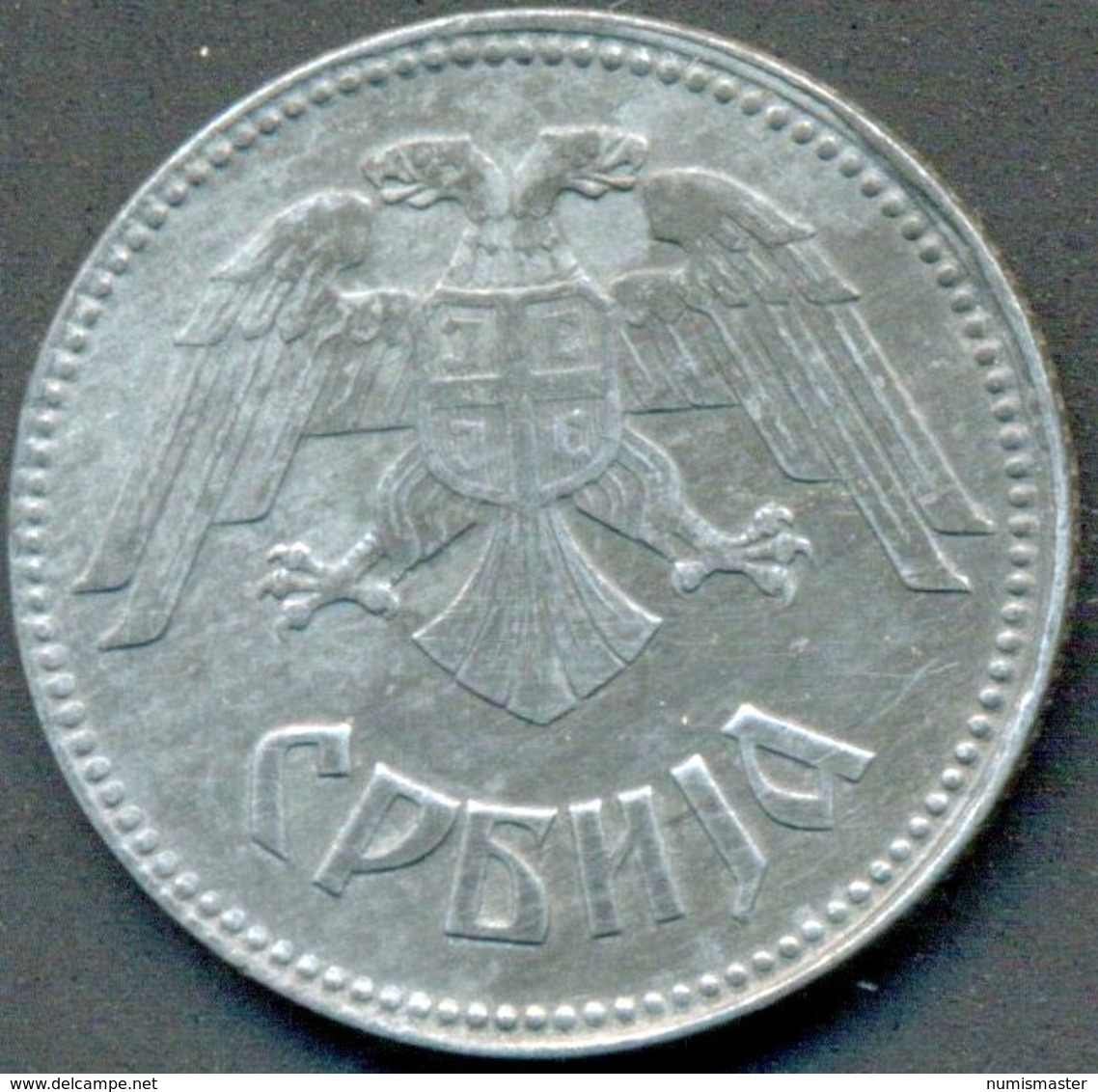 SERBIA , 10 DINARA 1943 , AUNC - Serbie