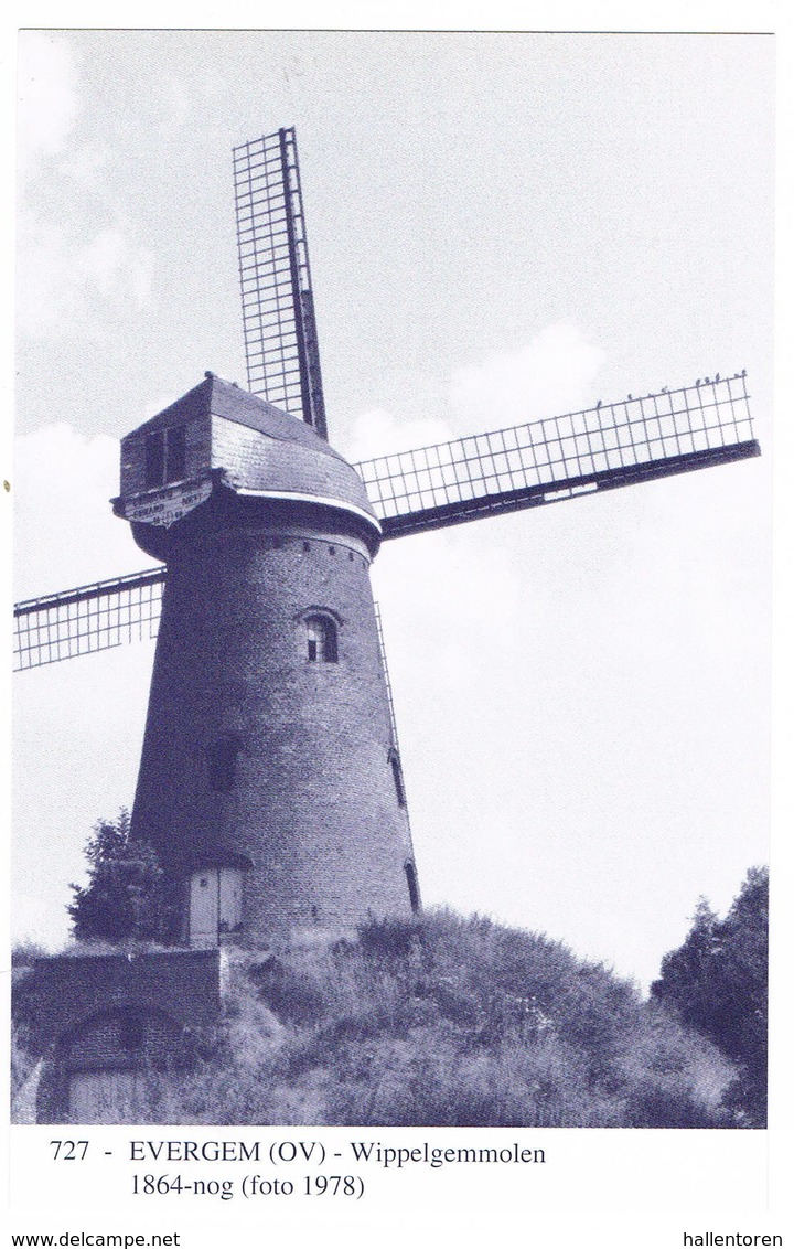 Evergem: Wippelgemmolen ( 2 Scans) - Evergem