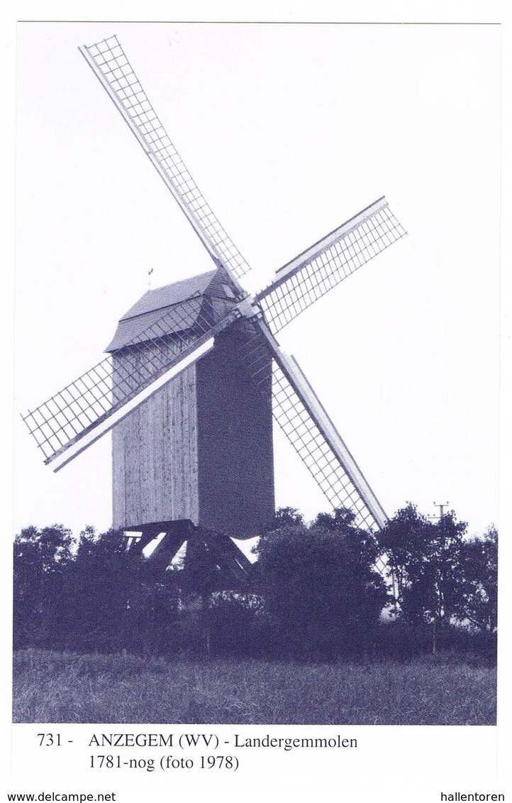 Anzegem: Landergemmolen ( 2 Scans) - Anzegem