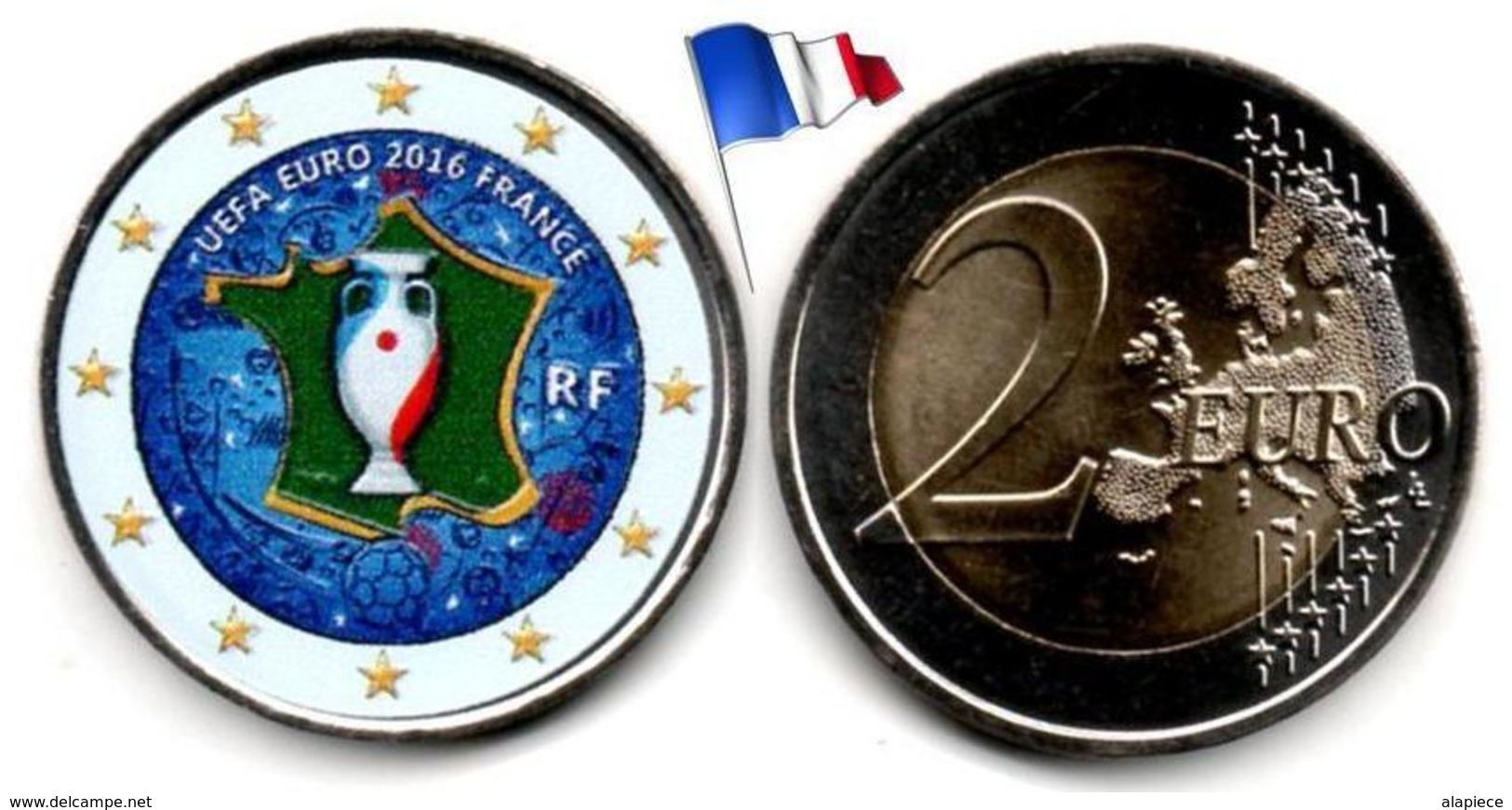 France - 2 Euro 2016 - (UEFA Euro 2016 - Colorée) - France