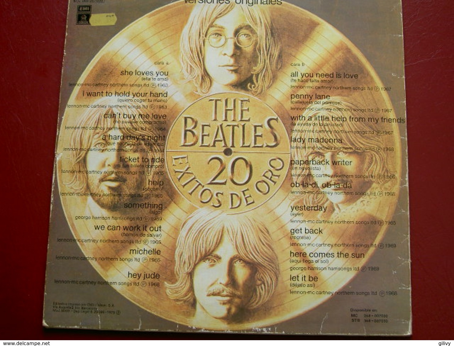 BEATLES - 20 Exitos De Oro - Rock