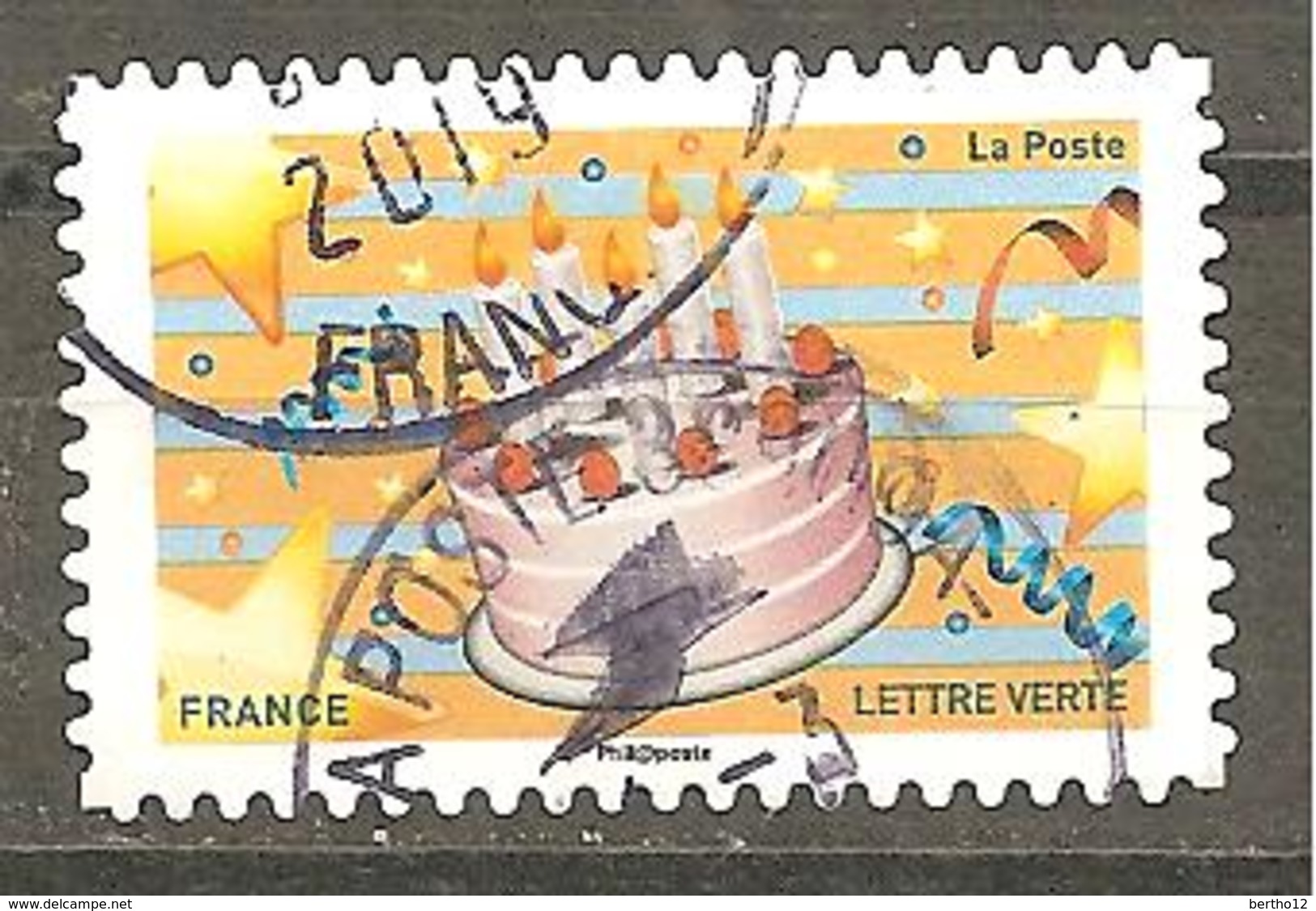 FRANCE 2018 Adhésif Y T N ° 1559 Oblitéré Cachet Rond - Other & Unclassified