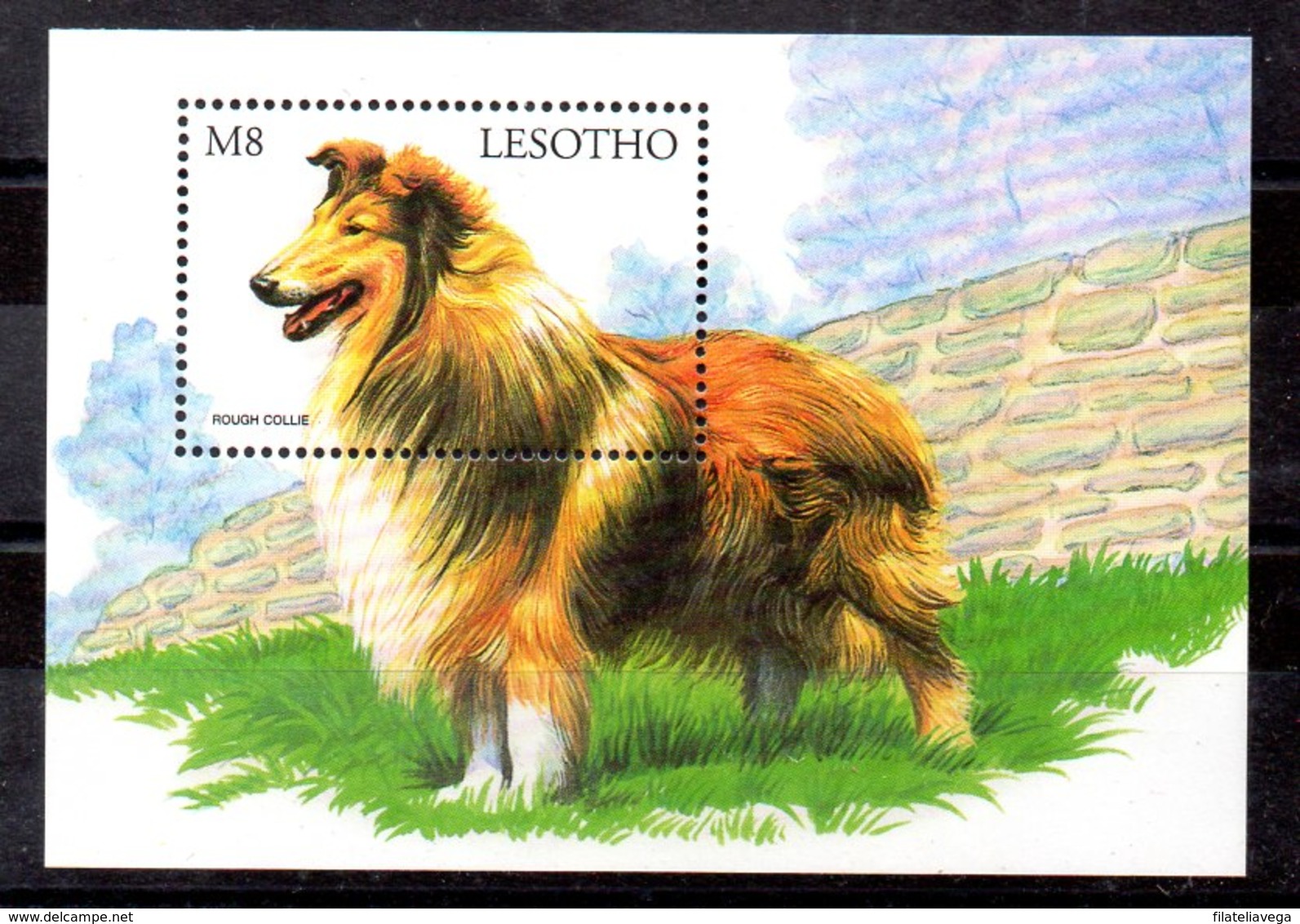 Hoja Bloque De Lesotho N ºYvert 143 ** PERROS (DOG) - Perros