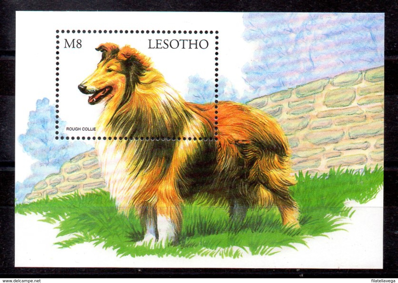 Hoja Bloque De Lesotho N ºYvert 143 ** PERROS (DOG) - Perros