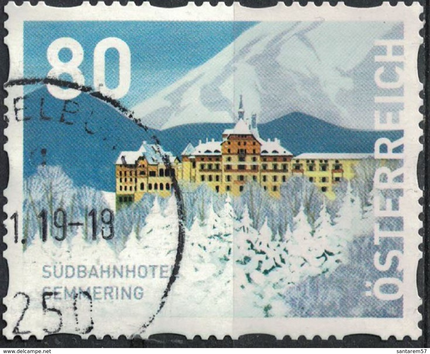 Autriche 2018 Oblitéré Rond Used Südbahnhotel Semmering Basse Autriche SU - Used Stamps