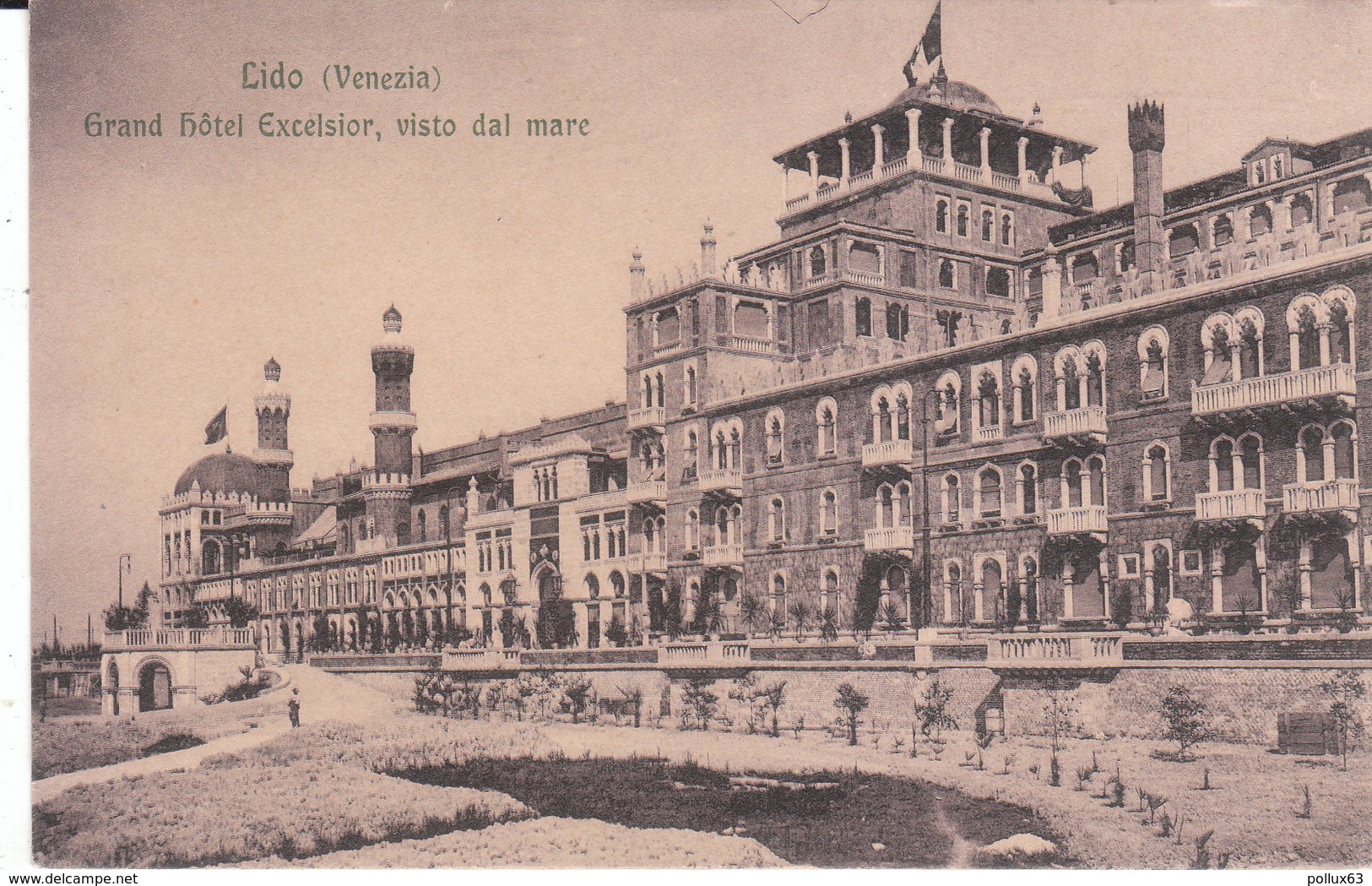 CPA LIDO - VENEZIA (ITALIE) GRAND HÔTEL EXCELSIOR, VISTO DEL MARE - Venezia (Venice)