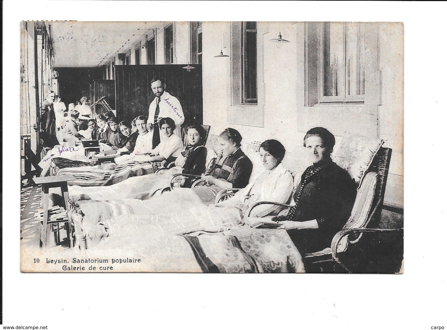 LEYSIN. Sanatorium Populaire. Galerie De Cure. (Médecine) - Leysin