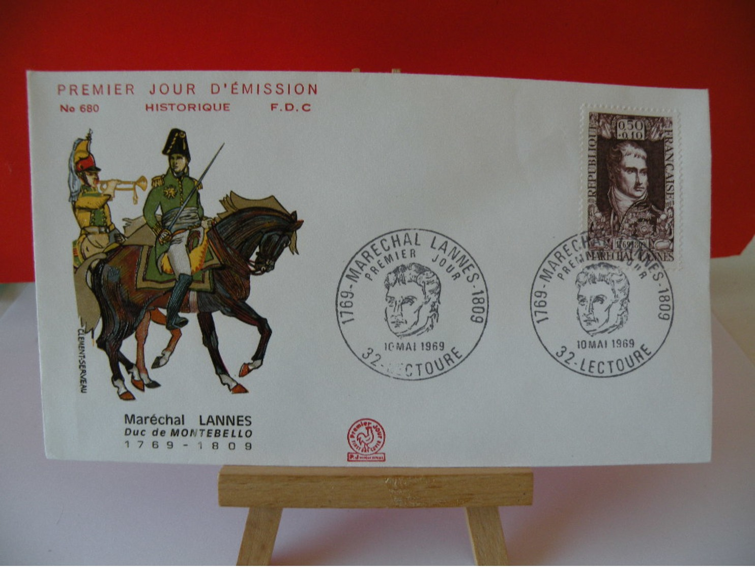 Maréchal Lannes (Duc De Montebello) - 32 Lectoure - 10.5.1969 FDC 1er Jour - Toutes Très Bon état Garantie - 1960-1969