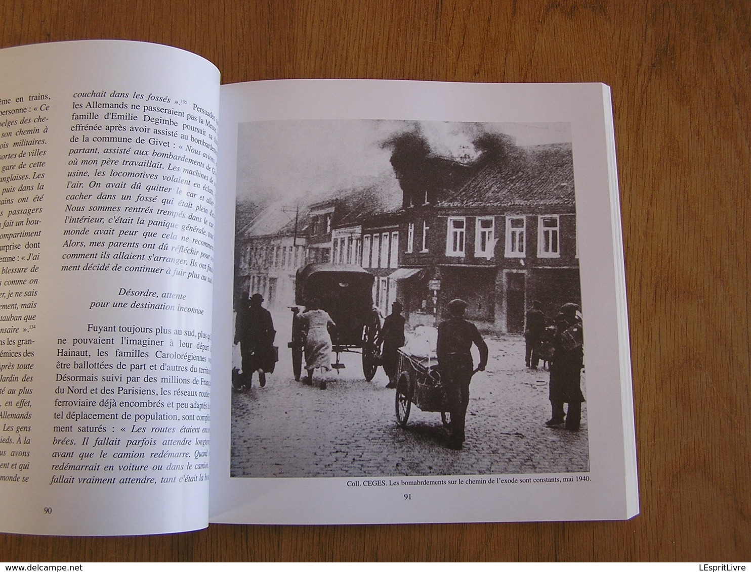 1940 LA BELGIQUE DU REPLI Guerre 40 45 Exode Population Hainaut Charleroi CRAB Mautauban Tarn et Garonne Toulouse