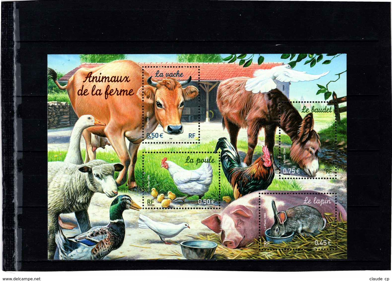 Blocs & Feuillets N° 69 **--Nature De France*-Animaux De De La Ferme--2004-- Timbres N° 3662 à 3665 - Nuovi