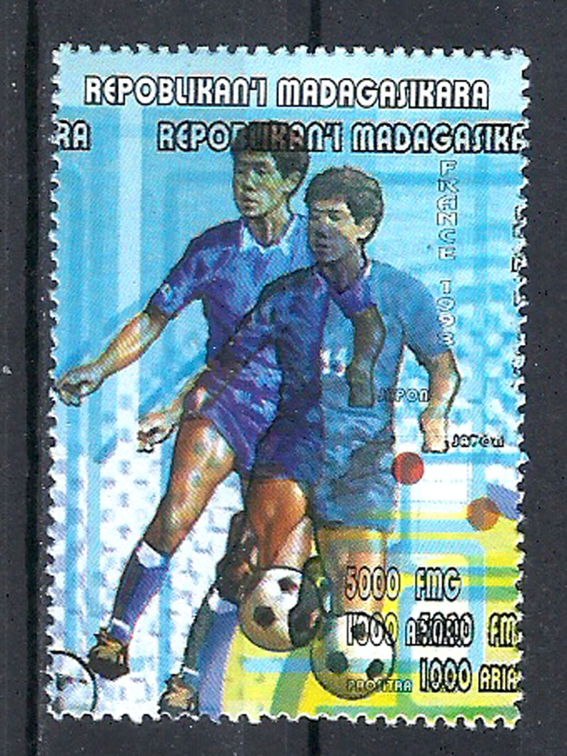 1998 Madagascar MNH - France FIFA World Cup Football Soccer - Japan Japon - Error Erreur - 1998 – France