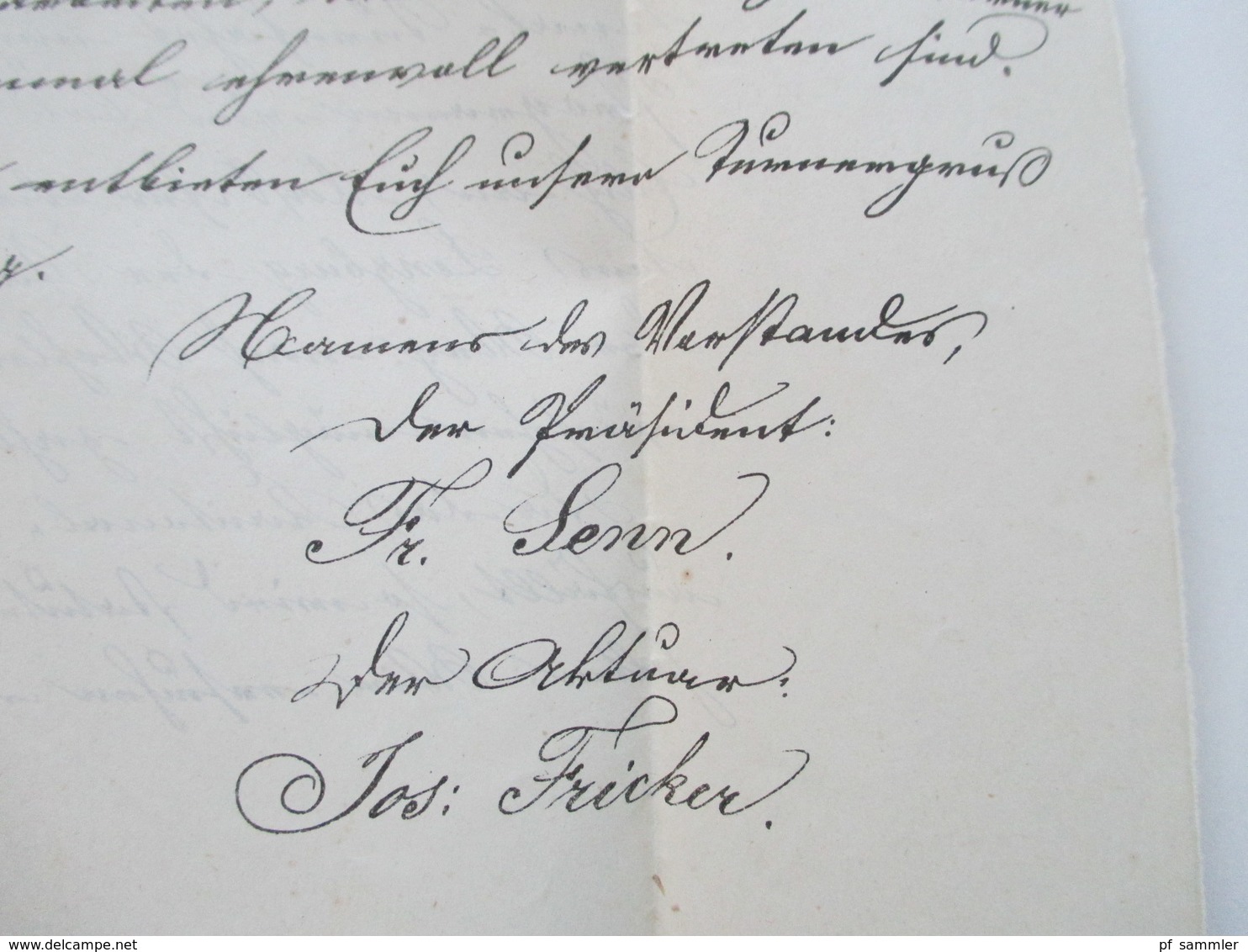 Schweiz 1874 Dokument / gedruckter Brief Zofingen der Vorstand des Aarg. Kantonal Turnvereins