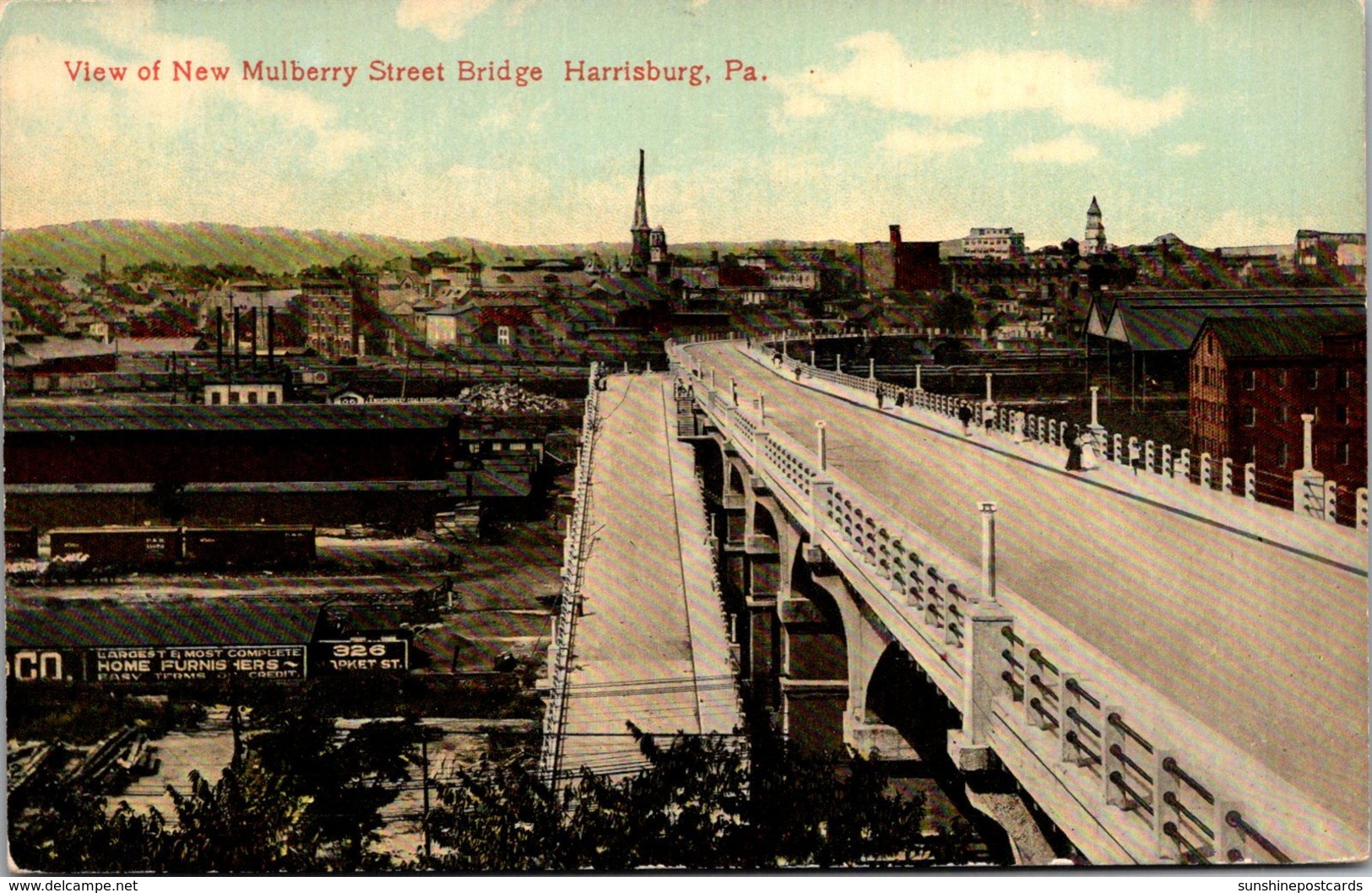 Pennsylvania Harrisburg View Of New Mulberry Street Bridge - Harrisburg