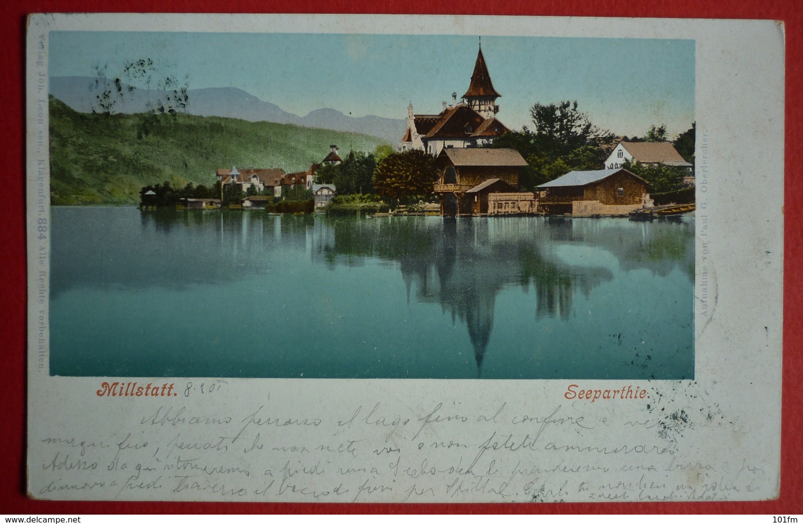 MILLSTATT - SEEPARTHIE - USED 1901 - Millstatt