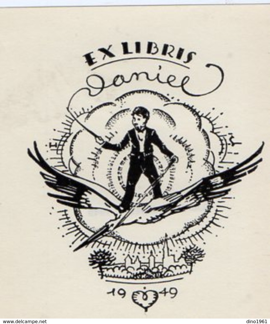 VP14.762 - 1949 : Ex - Libris : DANIEL - Cliché - SOLVEEN - Bookplates