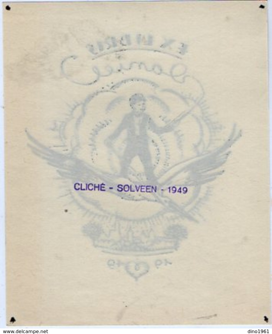 VP14.762 - 1949 : Ex - Libris : DANIEL - Cliché - SOLVEEN - Exlibris