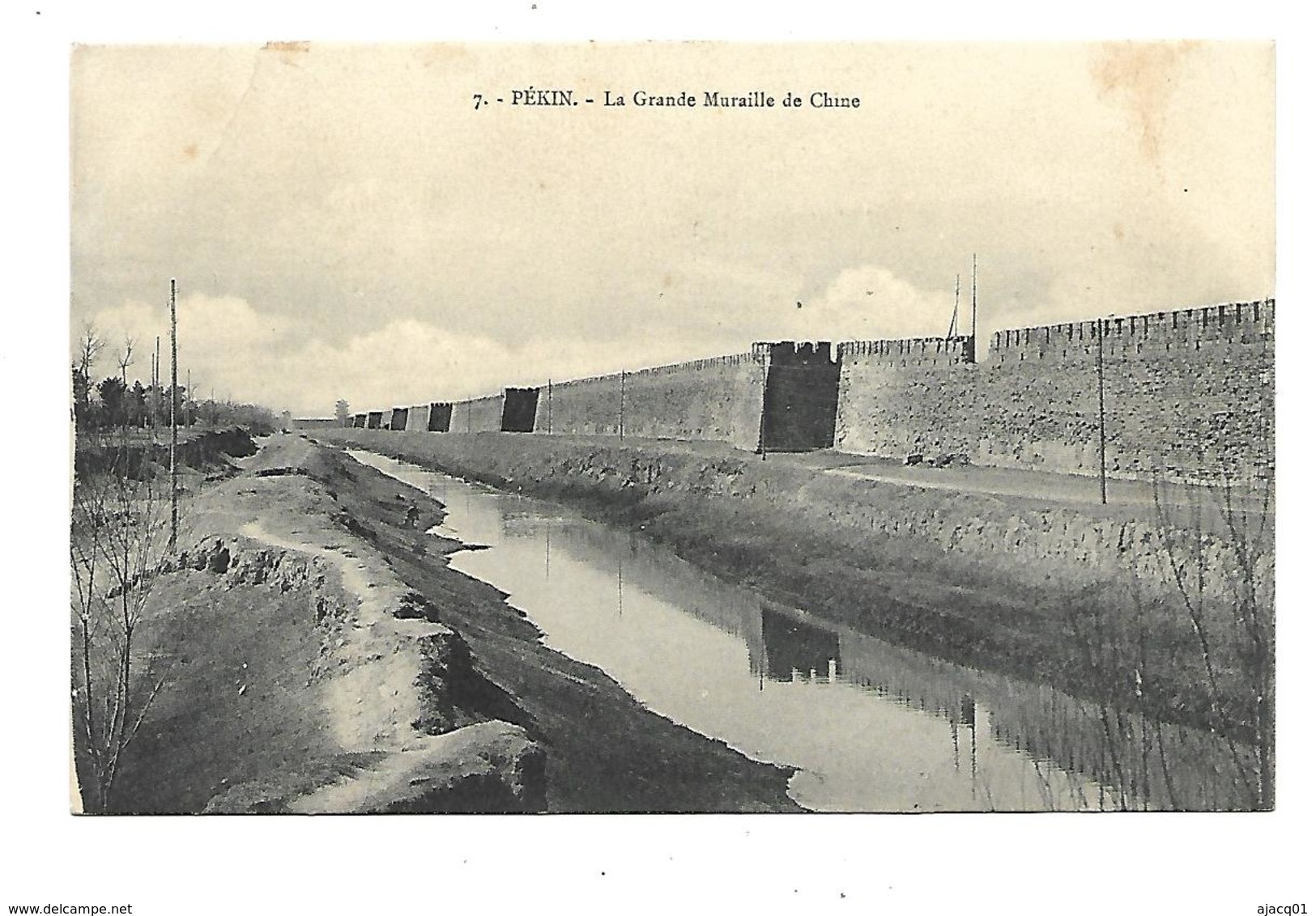 Chine Pékin La Grande Muraille 1918 - Chine