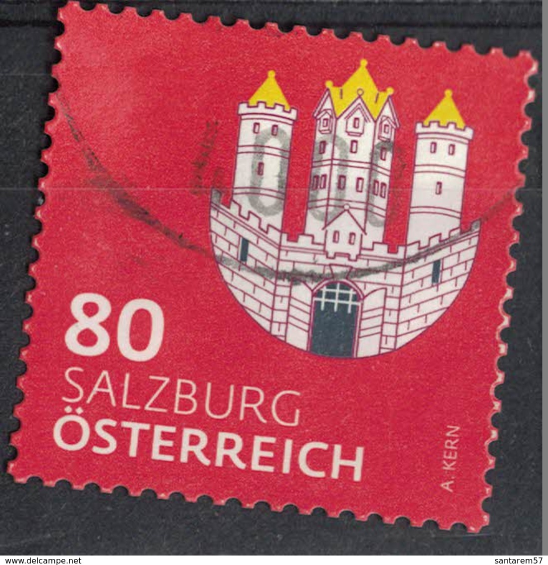 Autriche 2018 Oblitéré Used Armoiries Salzburg Coat Of Armes Blason De Salzbourg SU - Used Stamps