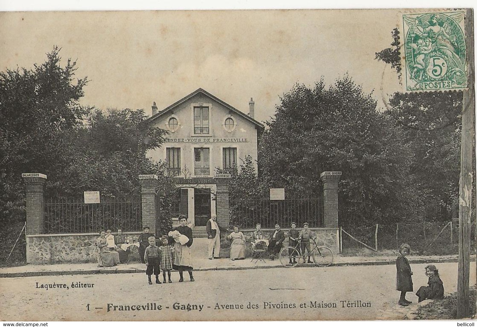 FRANCEVILLE GAGNY - Avenue Des Pivoines Et Maison Térillon - Gagny