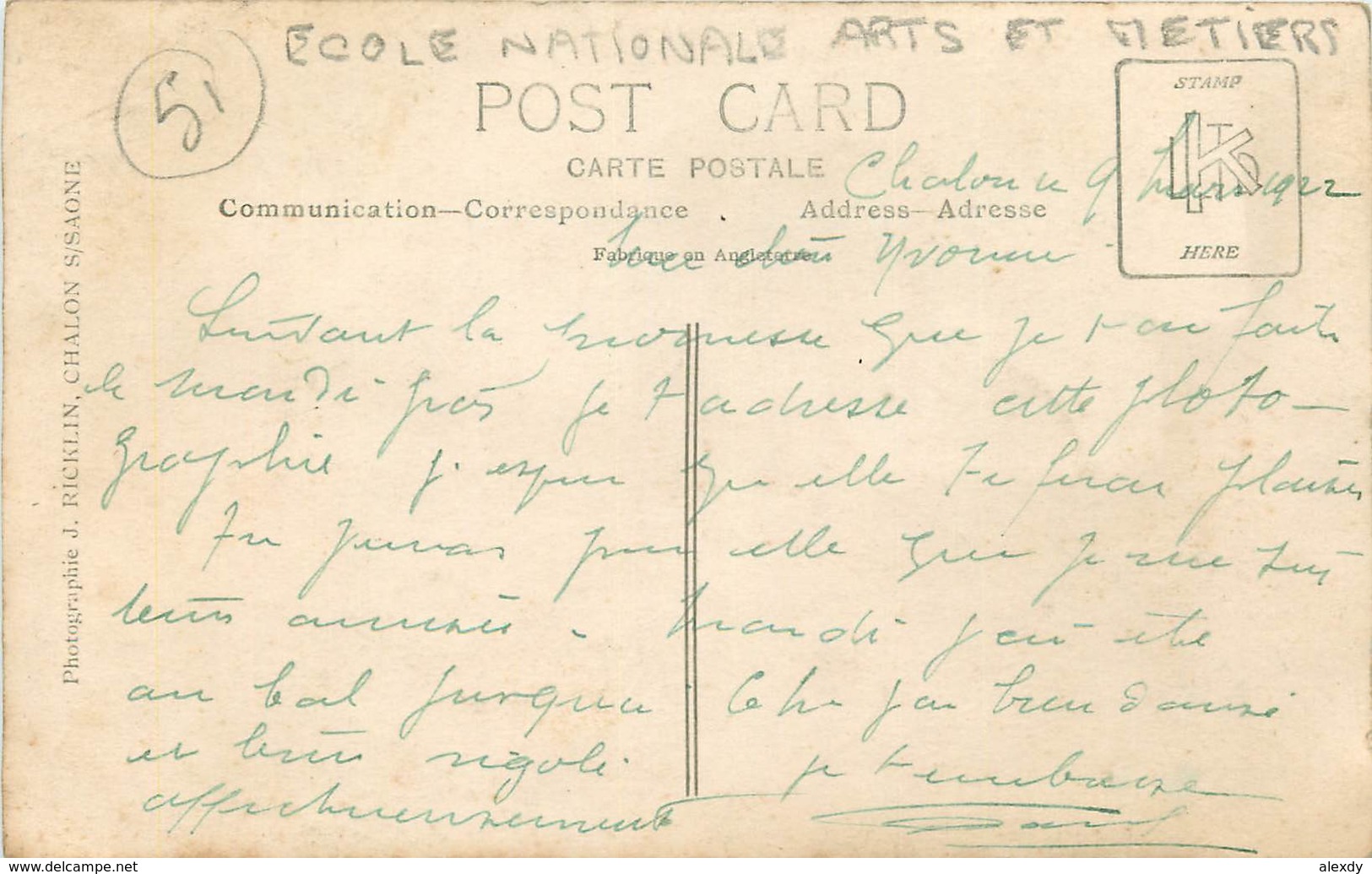 WW 51 CHALONS-SUR-MARNE. Ecole Nationale D'Arts Et Métiers Avec Déguisements De Ronin Et Sa Clique 1922 - Châlons-sur-Marne