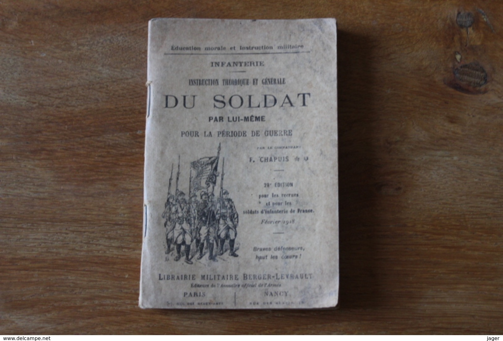 Inscruction Du Soldat   Pour La Periode De Guerre 1918 - 1914-18