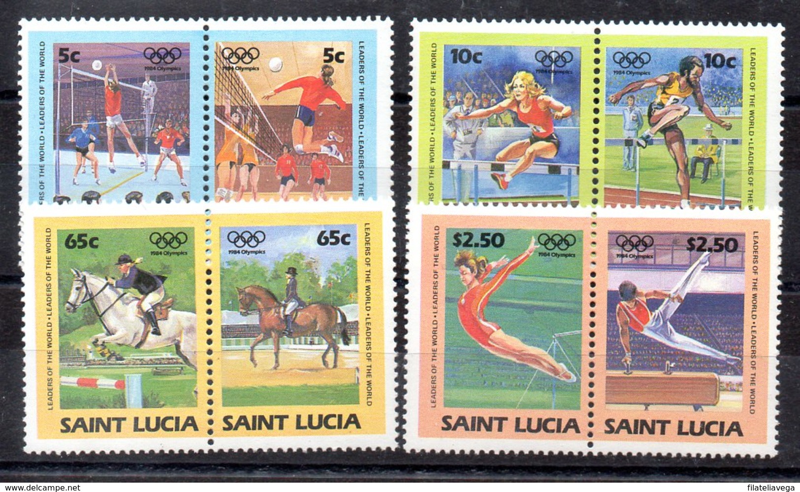 Serie De Santa Lucia N ºYvert 668/75 ** DEPORTES (SPORTS) - St.Lucia (1979-...)