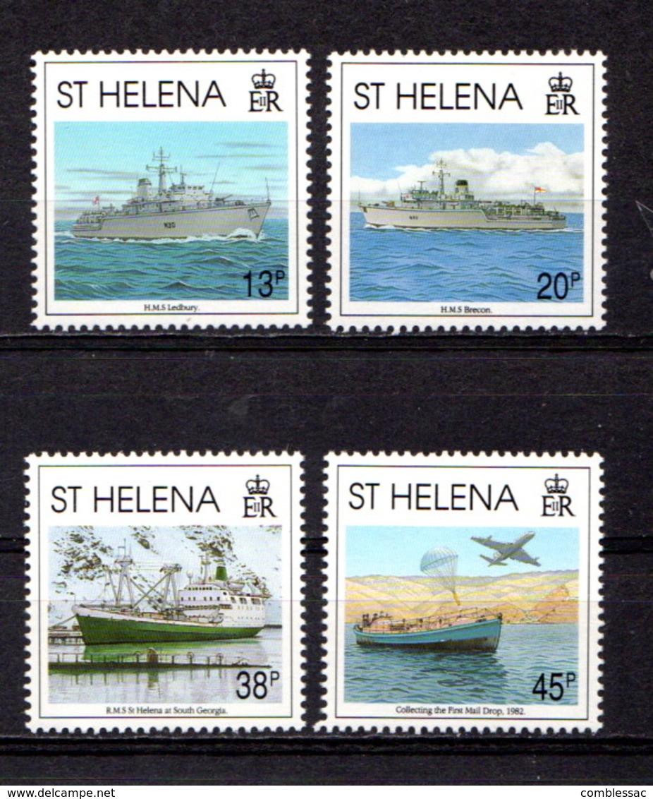 SAINT  HELENA    1992    10th  SAnniv  Of  Liberation  Of  Falkland  Islands    Set  Of  4    MNH - Saint Helena Island