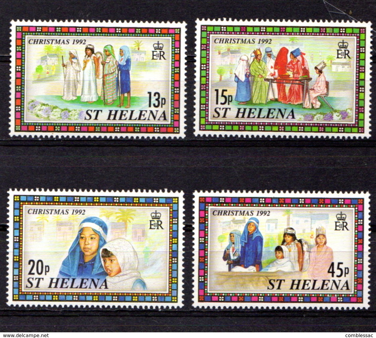 SAINT  HELENA    1992    Christmas    Set  Of  4    MNH - Saint Helena Island