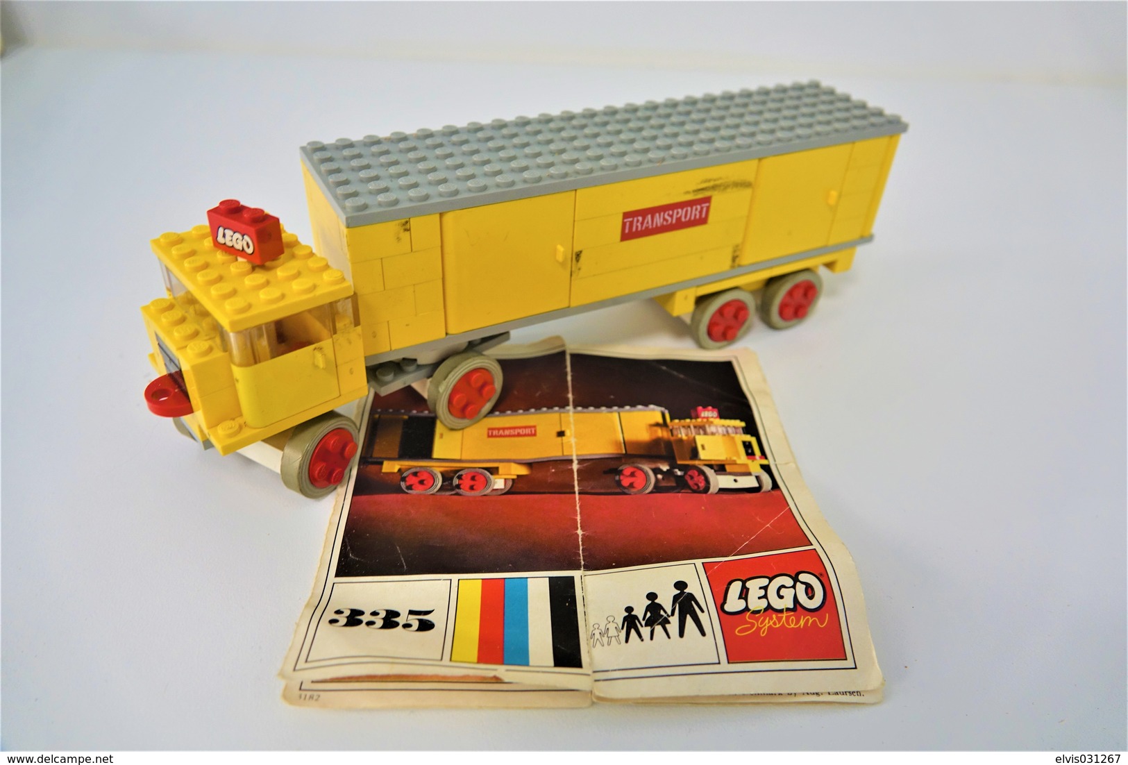 LEGO - 335 Yellow Transport Truck - Original Lego 1967 - Vintage - Kataloge