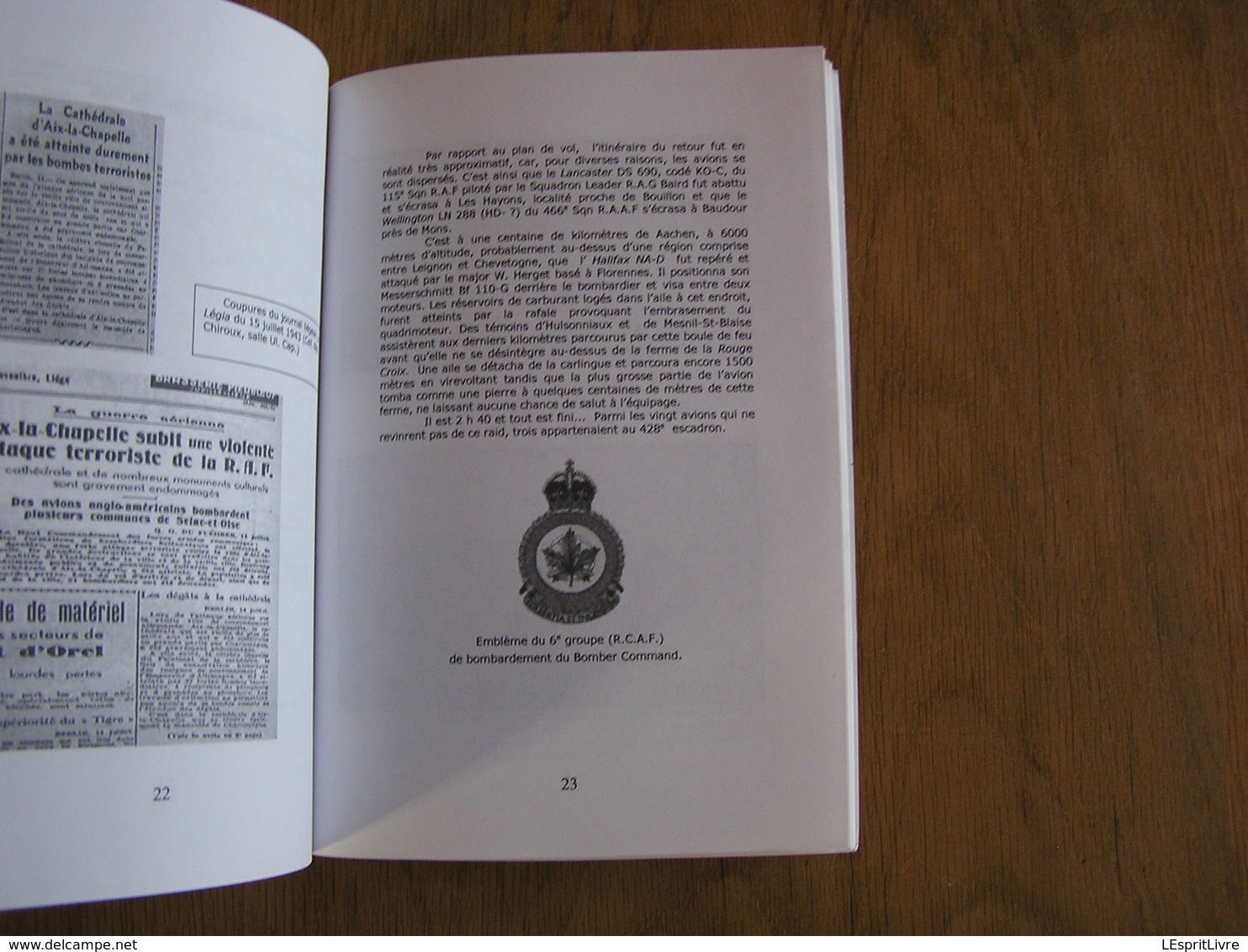 LE NA-D N'EST PAS RENTRE 14 Juillet 1943 Guerre 40 45 Crash Halifax à Hulsonniaux Mesnil St Blaise Aviation Bombardier