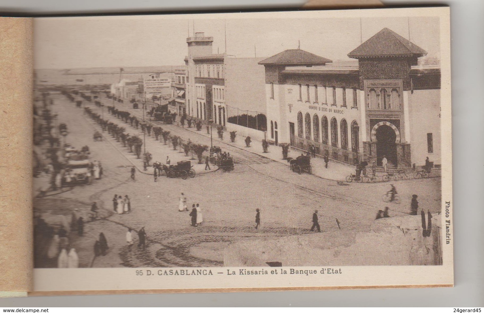 CARNET COMPLET 20 CPSM CASABLANCA (Maroc) - Port Parc Liautey Rue de l'Horloge......