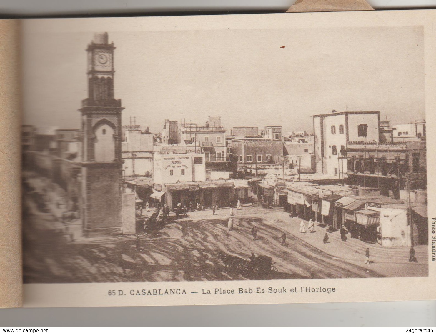 CARNET COMPLET 20 CPSM CASABLANCA (Maroc) - Port Parc Liautey Rue de l'Horloge......