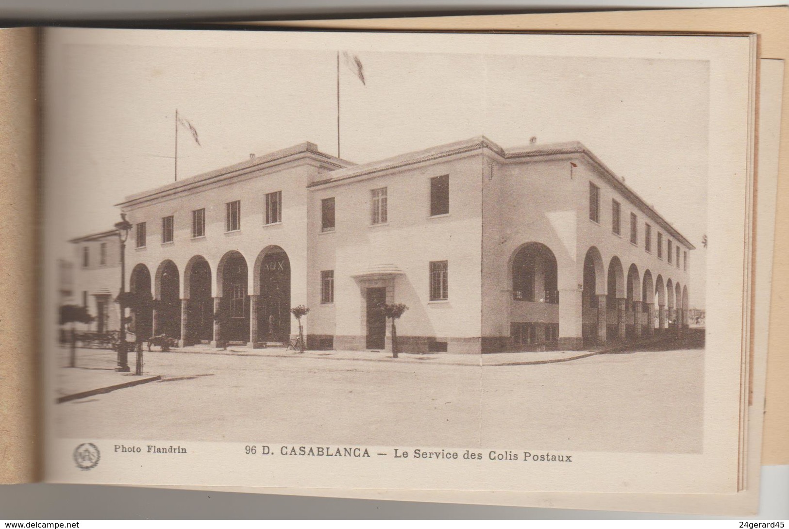 CARNET COMPLET 20 CPSM CASABLANCA (Maroc) - Port Parc Liautey Rue de l'Horloge......