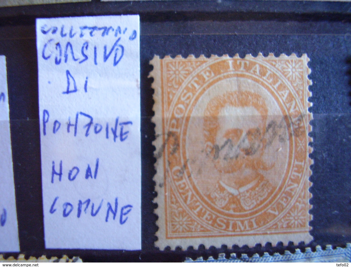 Regno Umberto I 1879/84 Collezione cpl usata con specializzazione di  PO e Servizi. Descrizione. 13 foto