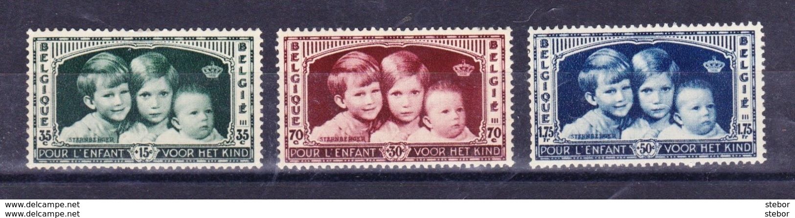 België 1935 Nr 404/406 ** ,zeer Mooi Lot Krt 3509, KOOPJE ,   Zie Ook Andere Mooie Loten - Collections (sans Albums)