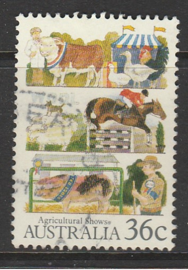 Australia 1987 Agricultural Shows 37 C Multicoloured SW 1025 O Used - Used Stamps