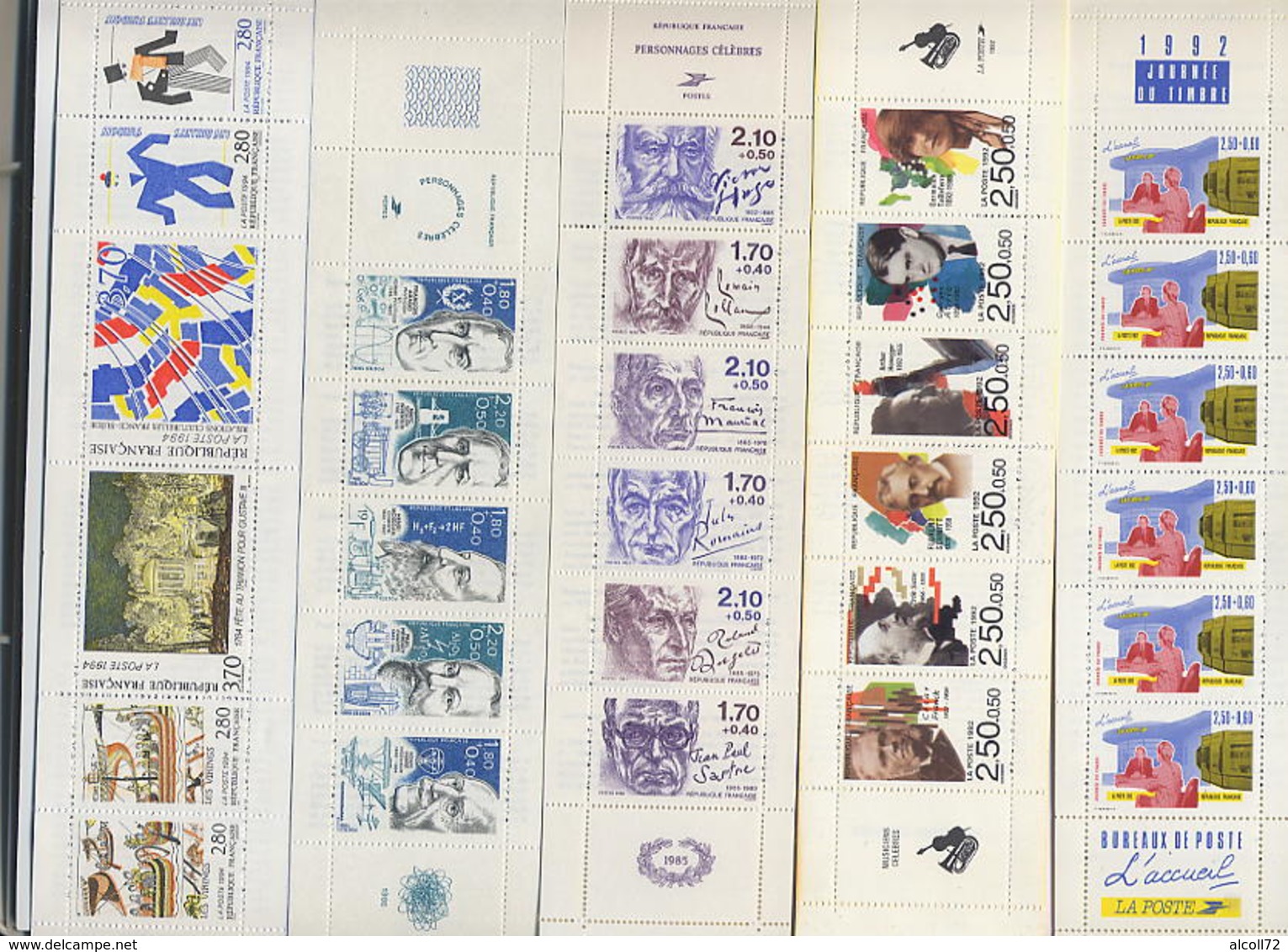 Lot 23 CARNETS TIMBRES Entre 1986 Et 1995 - Valeur Faciale= 354f Ou 54€ - Ongebruikt