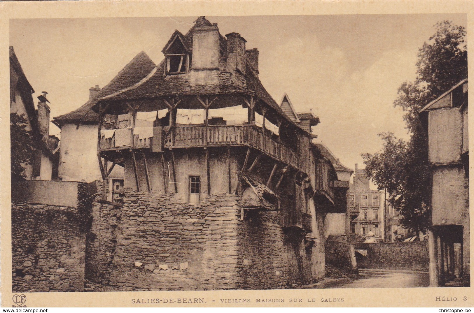 Salies De Bearn, Vieilles Maisons Sur Le Saleys (pk58836) - Bearn