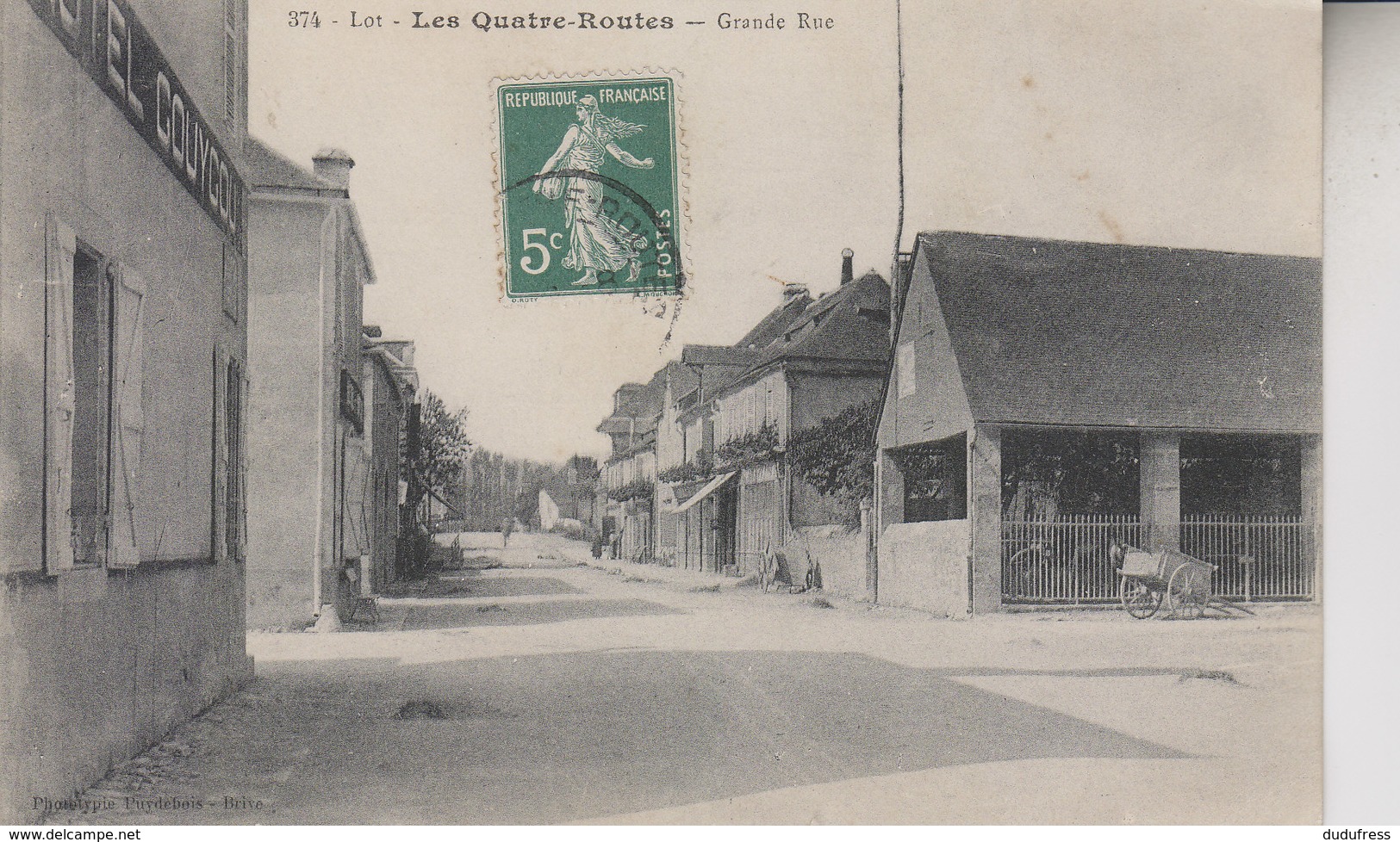 LES QUATRE  ROUTES  GRANDE RUE - Autres & Non Classés