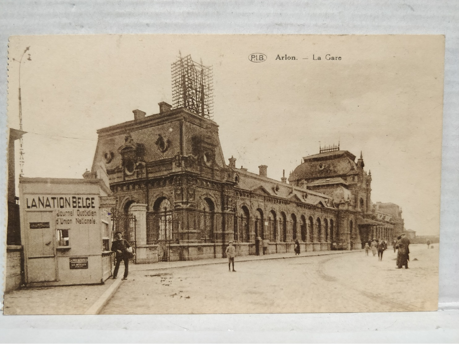 Rare. Arlon. La Gare. Kiosque à Journaux. La Nation Belge - Aarlen