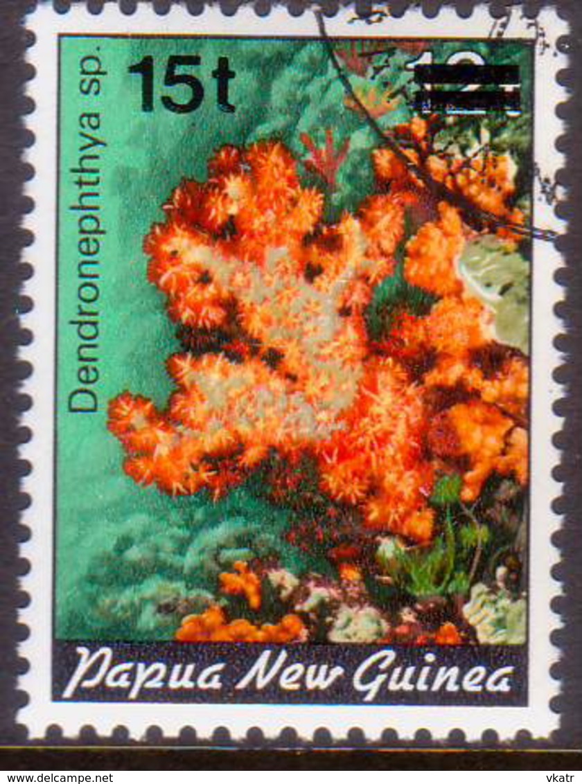PAPUA NEW GUINEA 1987 SG #562 15t On 12t Used - Papua New Guinea