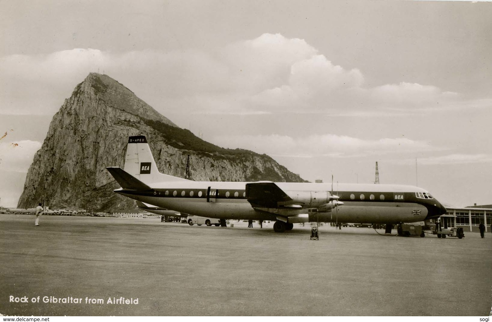 Rock Of Gibraltar From Airfield [378] - Autres & Non Classés