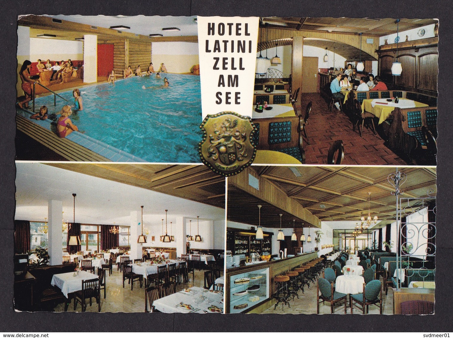 Austria: PPC Picture Postcard To Netherlands, 1977, 1 Stamp, Hotel Latini, Zell Am See (traces Of Use) - Brieven En Documenten