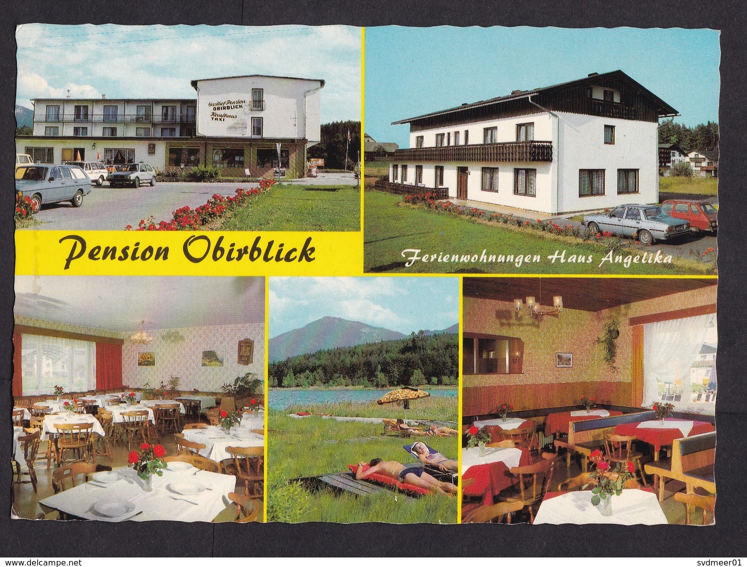 Austria: PPC Picture Postcard To Netherlands, 1983, 1 Stamp, Hotel Pension Obirblick, St. Primus (traces Of Use) - Brieven En Documenten