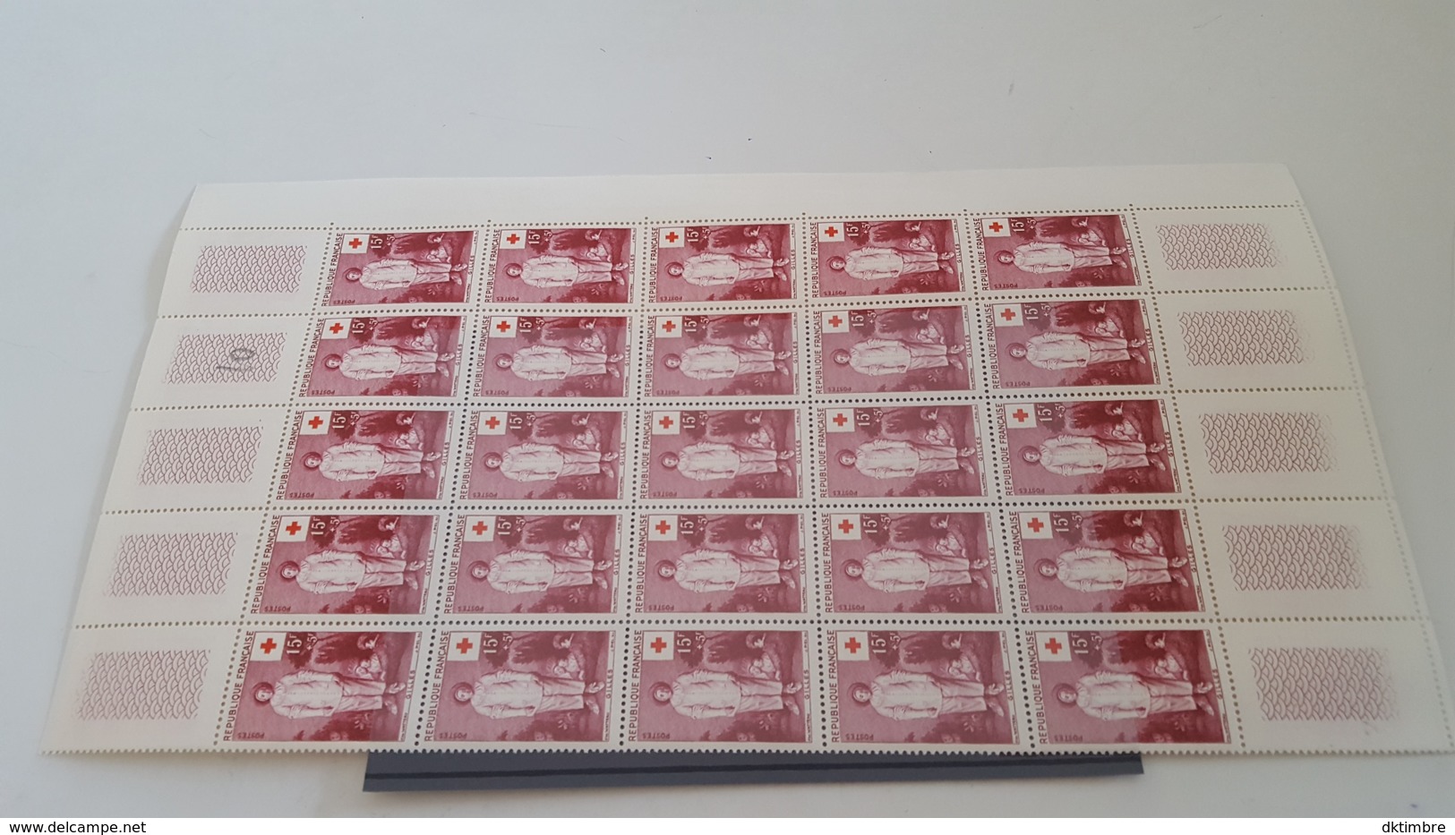 LOT 450210 TIMBRE DE FRANCE NEUF** LUXE N°1090 VALEUR 87,5 EUROS BLOC - Feuilles Complètes