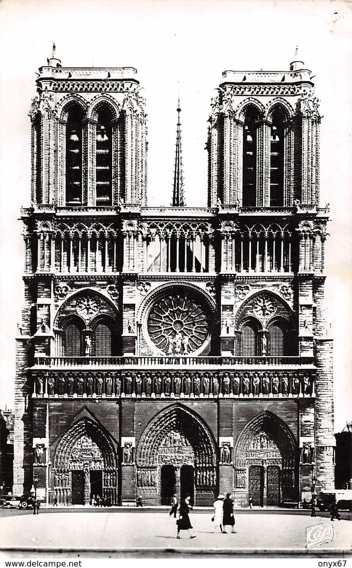 Carte Postale PARIS (75) Cathédrale Notre-Dame (Eglise-Religion)  4 ème Arrondissement - Eglises