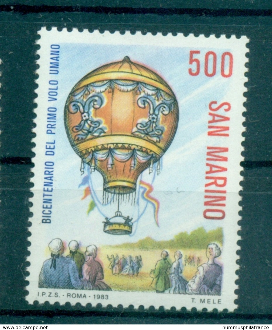 SAINT-MARIN 1983 - Mi. N. 1284 "Mongolfiera" - Unused Stamps