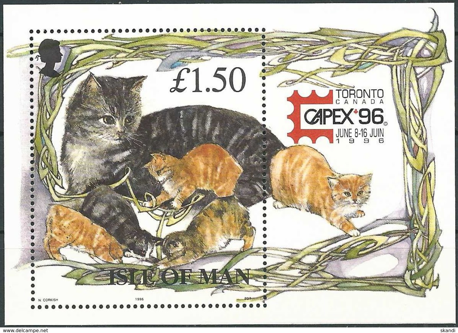 ISLE OF MAN 1996 Mi-Nr. Block 25 I ** MNH - Man (Insel)