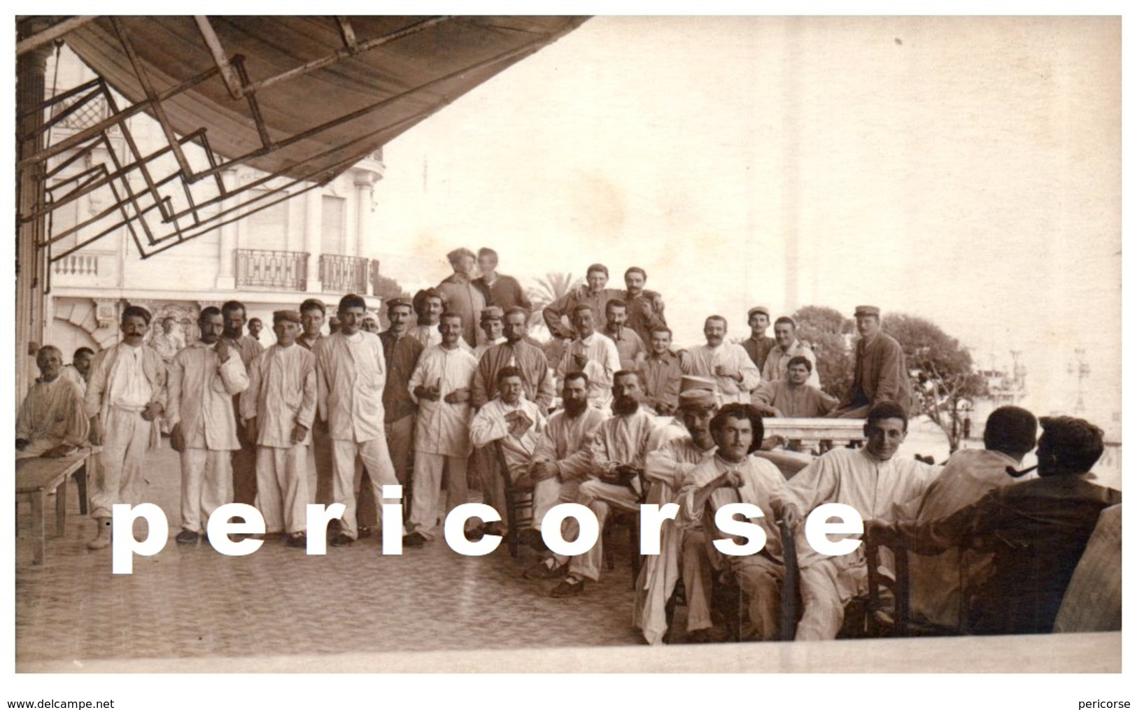 06  Nice   Hôtel  Transformé En Hôpital Temporaire  (carte Photo 1916) - Santé, Hôpitaux