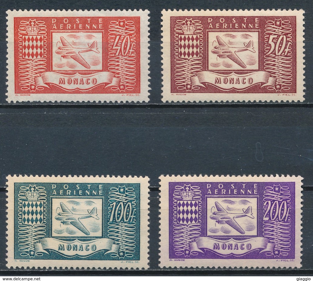 °°° MONACO - Y&T N°15/18 PA - 1946 MNH °°° - Nuovi